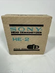 Vintage Sony HE-2 Head Demagnetizer For Reel To And Cassette Tape Recorders. Fixed Price $23.95.