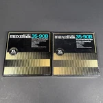 2- Maxell Udxl 35-90B Sound Recording Tape 7" To Reel. One Sealed. Fixed Price $85.00.