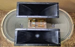 Magnavox 12" Woofers & Horn Tweeter Speakers W/crossover. Fixed Price $89.95.