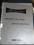 Sony 777 S-2 S-4 Service Manual Reel To Original. Fixed Price $39.99.