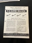 1949 Brush Soundmirror Reel Tape Recorder E-z Erasor Advertisi. Fixed Price $11.99.