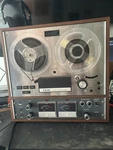 Teac A-4010S 1968 Auto Reverse Reel Tape Deck Working W/ Manual 1/4". Fixed Price $322.00.
