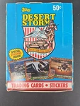 1991 Desert Storm Wax Box Trading Cards, Topps 36 Packs New Nice. Fixed Price $22.99.