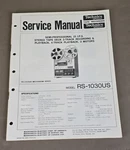 Technics Stereo Tape Deck RS-1030US Service Manual D-4573. Fixed Price $250.00.