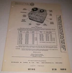 Revere Models 10-55 Set 291 Folder Photofact. Fixed Price $9.00.