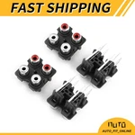 Panel Mounting Audio Video Jack Av Socket 4 Position Rca Female Connectors Pcs. Fixed Price $14.09.