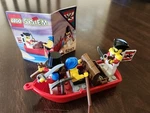 Lego Set 6247 Pirates Bounty Boat 100% Complete W/o Box. Fixed Price $28.00.