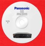 Service Manual For Panasonic National Audio Video Dvd VOL.9 Of 13. Fixed Price $19.00.