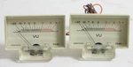 Set Of 2 Teac Silver X-1000R Vu Meters Good Lamps Clean + Tested. Fixed Price $34.00.