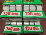 3M 3105-17 Scotch 3/4 X 350 Magic Tape 3-PACK Lot Of 12 Rolls. Fixed Price $24.99.
