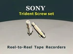 2X Sony Trident Screw Set Diameter 3.5MM For Reel-to-reel Tape Recorders. Fixed Price $20.00.