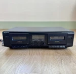Sony TC-WE471 Dual Cassette Deck Powers But Playback Needs To Be Refurbished. Fixed Price $50.00.
