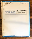 Teac A-4070G A4070G Reel To Service Manual *original*. Fixed Price $39.97.