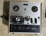 Akai X-200D Stereo Reel Tape Recorder Cover Three Motors, Auto Reverse. Fixed Price $184.00.