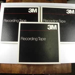Three 3M Recording Reel-to-reel Audio Tapes Rnb 1/4IN 10.5" Inch. Fixed Price $49.95.