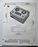 Harpers Tape Recorder Model NL-404 Photofact. Fixed Price $9.99.