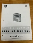 General Electric M8130A Tape Recorder Service Manual Vintage Oem Diagrams. Fixed Price $24.99.