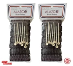 14 Pc Vintage Style Medium Hair Brush Rollers & Pins Mesh Curlers Wi. Fixed Price $20.27.
