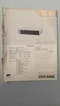 Sony Stereo Cassette Deck TC-V7 Service Manual. Fixed Price $17.67.