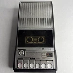 Vintage General Electric Cassette Player Recorder Model 3-5105C. Fixed Price $24.99.