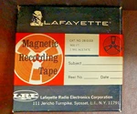 Magnetic Audio Recording 900 Feet Tape Reel & Box Media Nos Vtg Mcm Lafayette. Fixed Price $20.00.