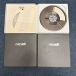 Maxell UD35-7 Reel-to-reel Tape Used Recorded With Vinyl + 2 Empty Cases. Fixed Price $29.00.