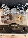 Vintage Lafayette Reel To Tape Recorder/ Player Portable Model RK400. Fixed Price $50.00.