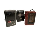 Sanyo, Aiwa And Ge Stereo Cassette Player Lot Parts Only. Fixed Price $16.99.