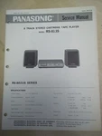 Panasonic Service Manual RS-813S 8-TRACK Player Original. Fixed Price $10.48.