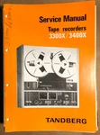 Tandberg Model 3300X 3400X Reel To Service Manual *original*. Fixed Price $24.97.