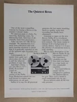 1972 Revox A77 Dolby Reel Tape Recorder Vintage Print Ad. Fixed Price $9.99.