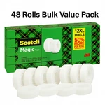 Scotch Magic Tape Refill 3/4" X 1500" 1" Core 48 Rolls (4 12) MMM81012LB. Fixed Price $158.97.