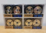 Lot Of 4 Teac Crc 90 Reel Cassette Tapes - Excellent Condition Type Ii Blanks. Fixed Price $180.00.