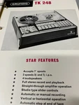 Grundig TK248 Reel To Tape Recorder Spec Sheet Rare Shack Wall Art. Fixed Price $13.56.