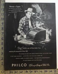 1947 Bing Crosby Philco Radio Record Player Phonograph Cowboy Western 33828. Fixed Price $48.95.