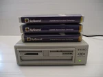 Vintage Teac 4X12 External Cd-r Recorder CDRE55S & 3X 200MB Removable Cartridge. Fixed Price $199.99.