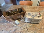 Geloso 255 Reel To Tape Machine With Origunal Microphone And Perrin Case. Fixed Price $125.00.