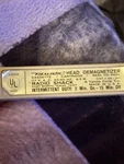 Realistic Cassette Tape Head Demagnetizer Cartridge, Mpn 44-211. Fixed Price $15.00.