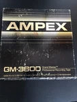 Ampex GM-3600 Grand Master Reel 10.5" Tape With Decals Insert. Fixed Price $29.00.