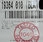 Belden 19364 14/3C Type Sjt Premium Beldfoil Shielded Power Cord Cable 300V /5FT. Fixed Price $34.99.