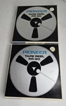 Pair Pioneer Black 7'' Tape PR-80 Take Up Reels. Fixed Price $60.00.