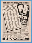 1958 Video Electronic Co Newark Jersey Tubes Tv Radio Television. Fixed Price $9.89.
