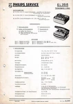 Service Manual Guide For Philips El 3515 4-TRACK. Fixed Price $11.09.