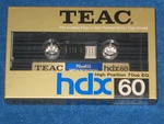 Teac HDX60, High Bias Position Blank Cassette Tape, Made In Japan, Sealed. Fixed Price $135.00.