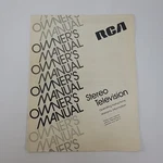 Rca Stereo Television Operating Instructions Manual. Fixed Price $7.95.
