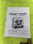 Teac Tape Deck A-4070G Service Manual And Parts List Photocopy See Pics. Fixed Price $28.70.