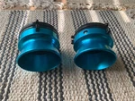 Pair Revox Reel To Tape Recorders Nab Hub Aluminium Blue Adapters 10.5INCH. Fixed Price $99.00.