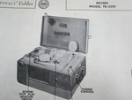 Revere TR-200 Tape Recorder Photofact. Fixed Price $6.50.