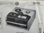 Sams Photofact Repair Service Parts Manual For Bell Sound Reel Model RT-204. Fixed Price $11.00.