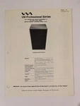 Vtg Original Oem Voice Of Music Vom Vm 93 Pro Series Service Repair Manual Speak. Fixed Price $16.99.